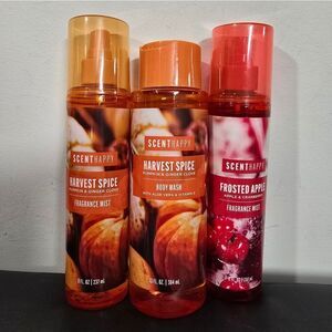 Scent Happy Harvest Spice and Frosted Apple Fragrance Mist & Body Wash Bundle